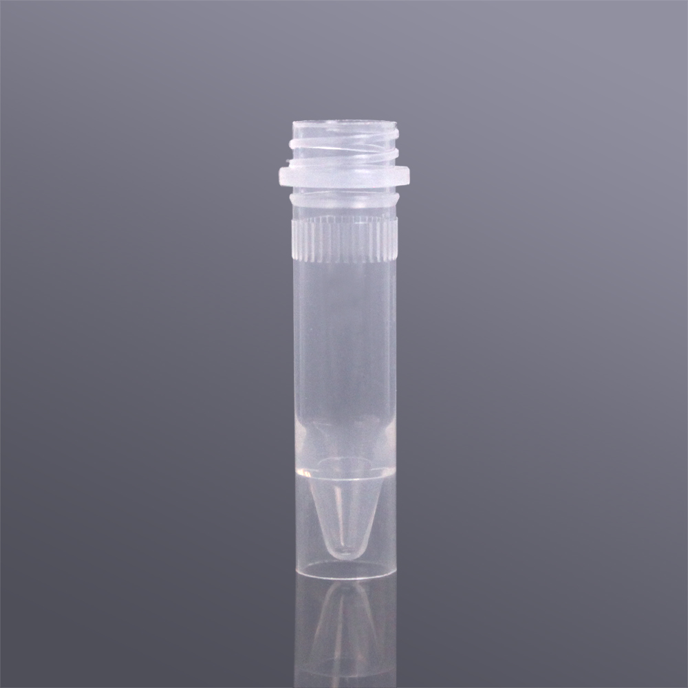 1.5ml Screw cap tube, conical bottom, self-standing, nonsterile, clear, DNase/RNase-free